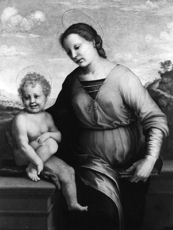 Madonna con Bambino (dipinto) by Andrea d'Agnolo detto Andrea del Sarto (pr